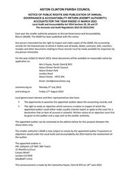 Unaudited Accounts for the Year Ended 31 March 2023